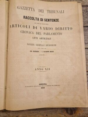 Gazzetta dei tribunali