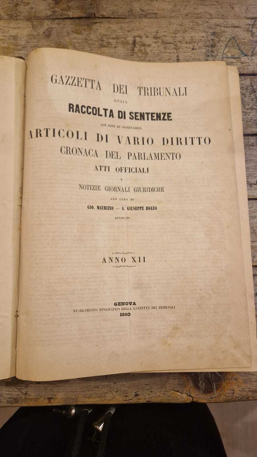 Gazzetta dei tribunali