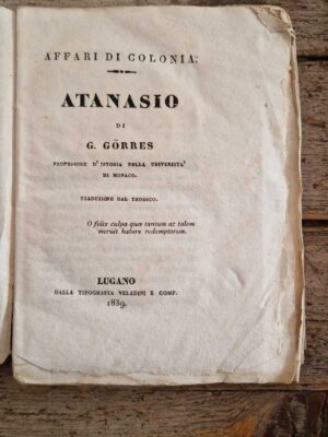 Affari di Colonia: Atanasio