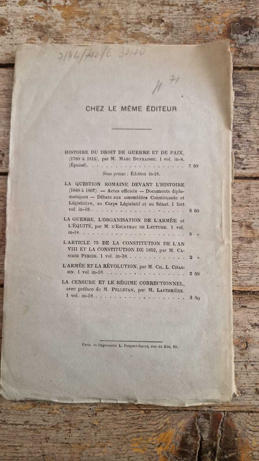Discours sur la seconde expédition de Rome - immagine 2