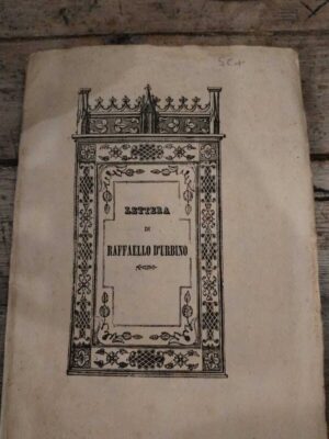 Lettera di Raffaello d'Urbino a Papa Leone X