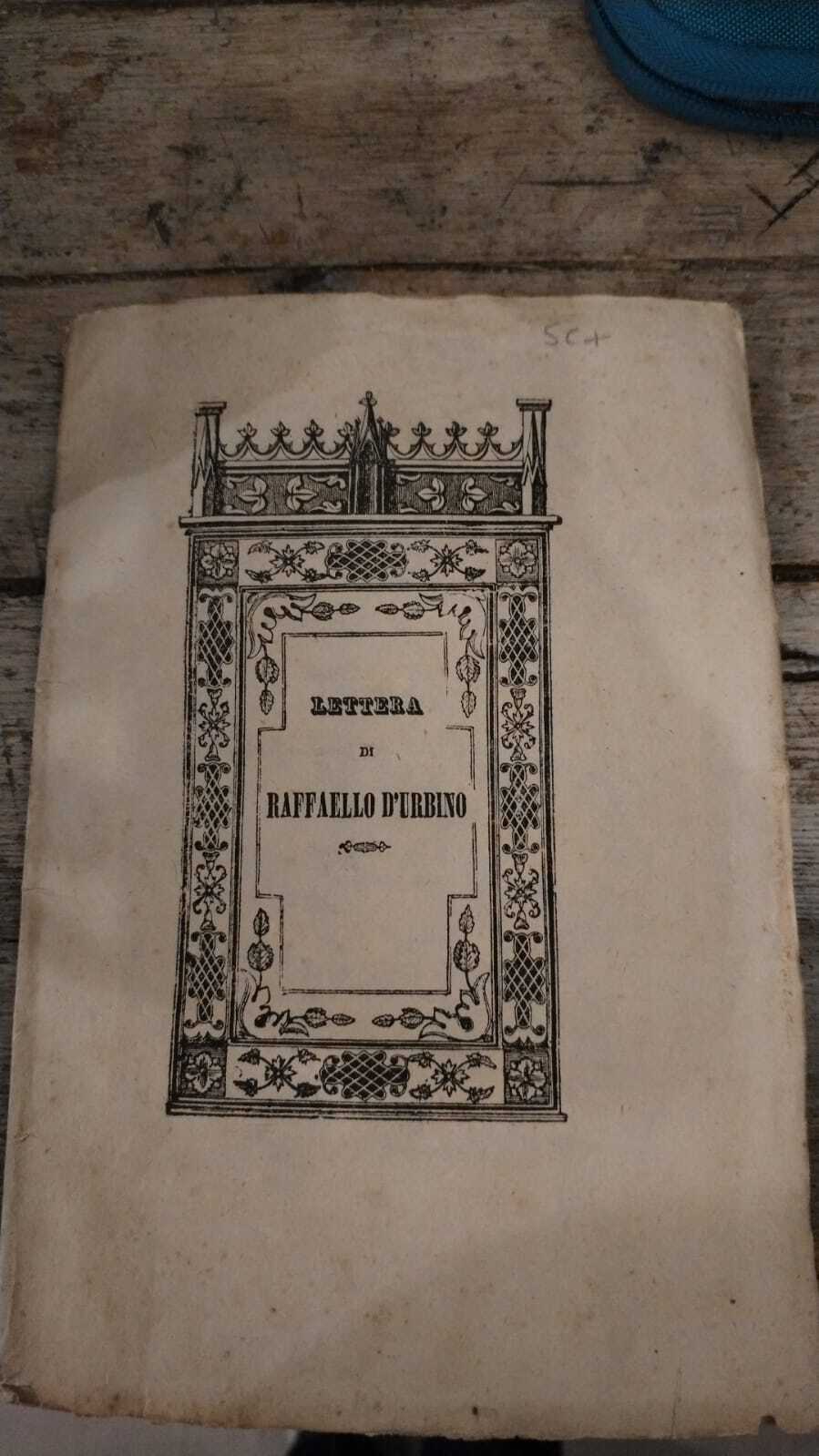 Lettera di Raffaello d'Urbino a Papa Leone X
