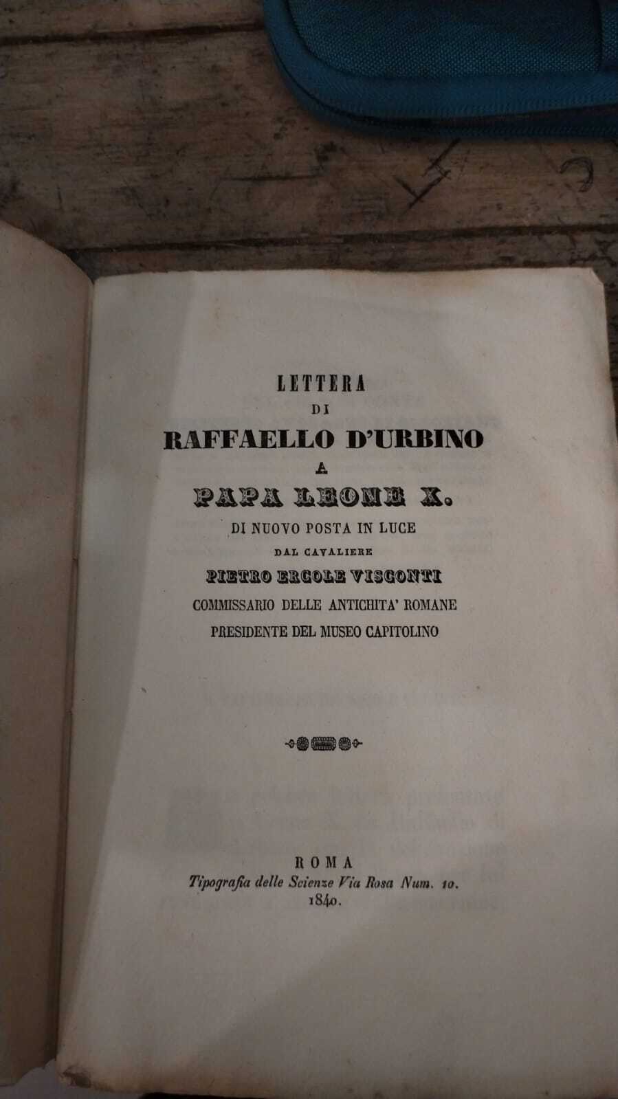 Lettera di Raffaello d'Urbino a Papa Leone X - immagine 3