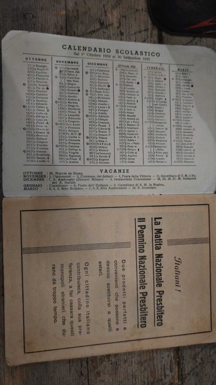Grammatichetta Italiana, Presbitero, Matita Nazionale, Pennino Nazionale - immagine 3