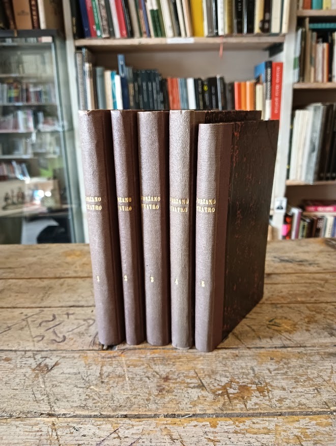 Giovacchino Forzano Teatro, 5 Vol., "Il conte di brechard", "I fiordalisi d'oro", "Il dono del mattino", "Lorenzino", "La leggenda del dormiente risvegliato"