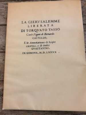 La Giervsalemme liberata di Torqvato Tasso