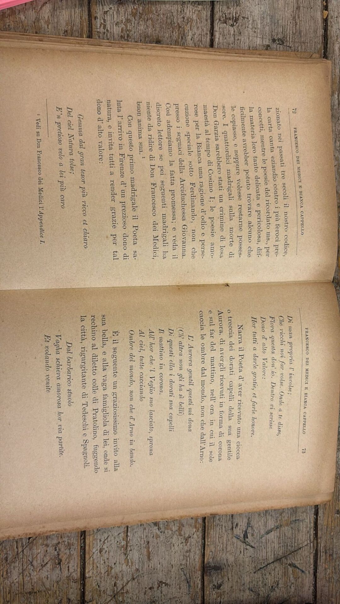 Poesie di don Frnacesco dei Medici a mad. Bianca Cappello - immagine 3