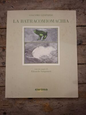 Giacomo Leopardi, La batracomiomachia