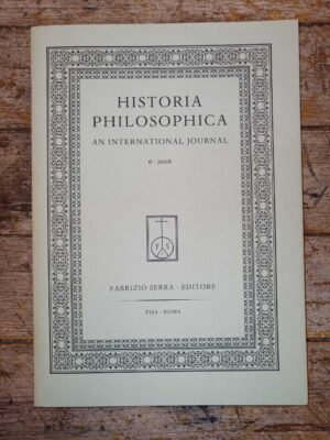 Historia Philosophica: An international journal 6