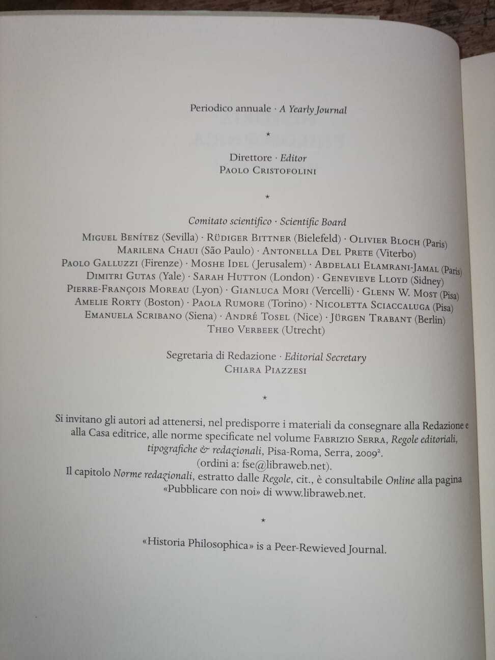 Historia Philosophica: An international journal 7 - immagine 4