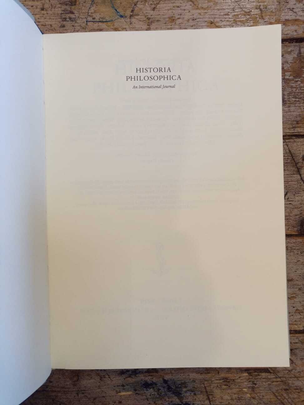 Historia Philosophica: An international journal 2 - immagine 2