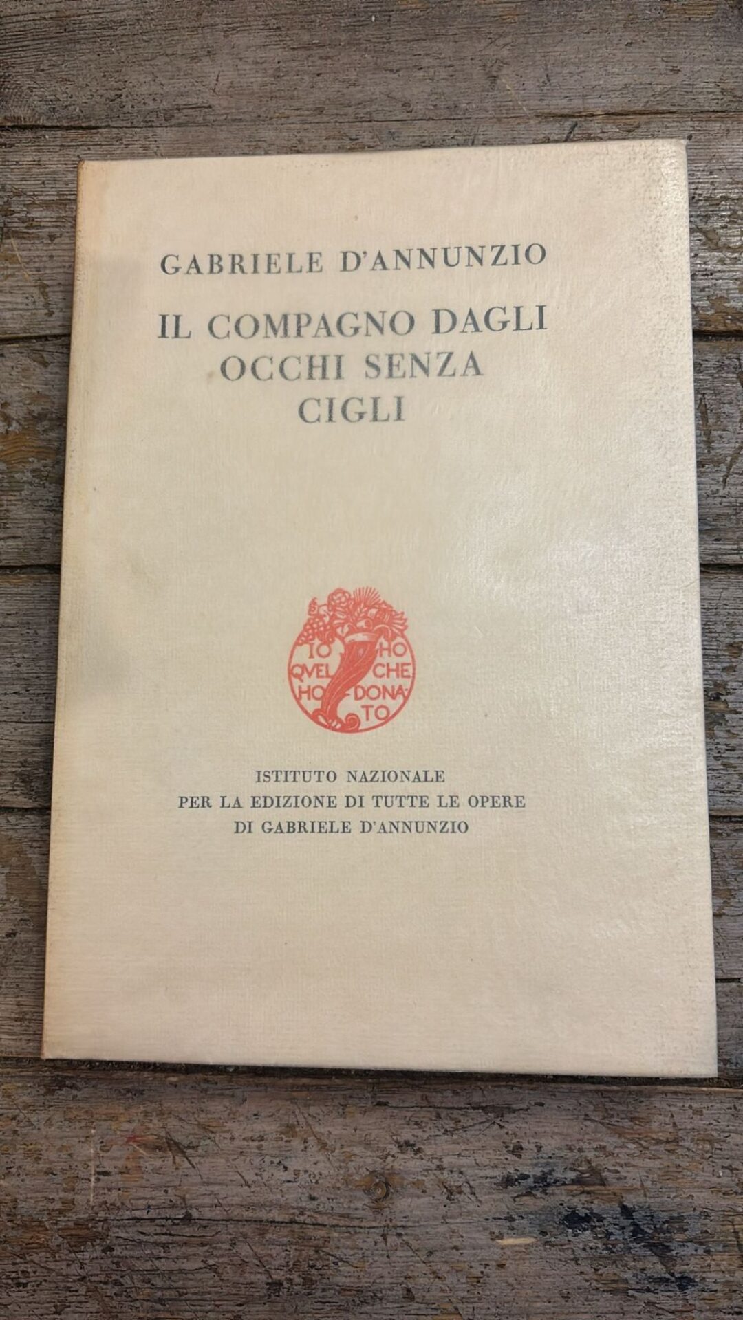 Il compagno dagli occhi senza cigli