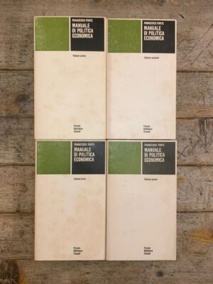 Manuale di politica economica (4 voll.)
