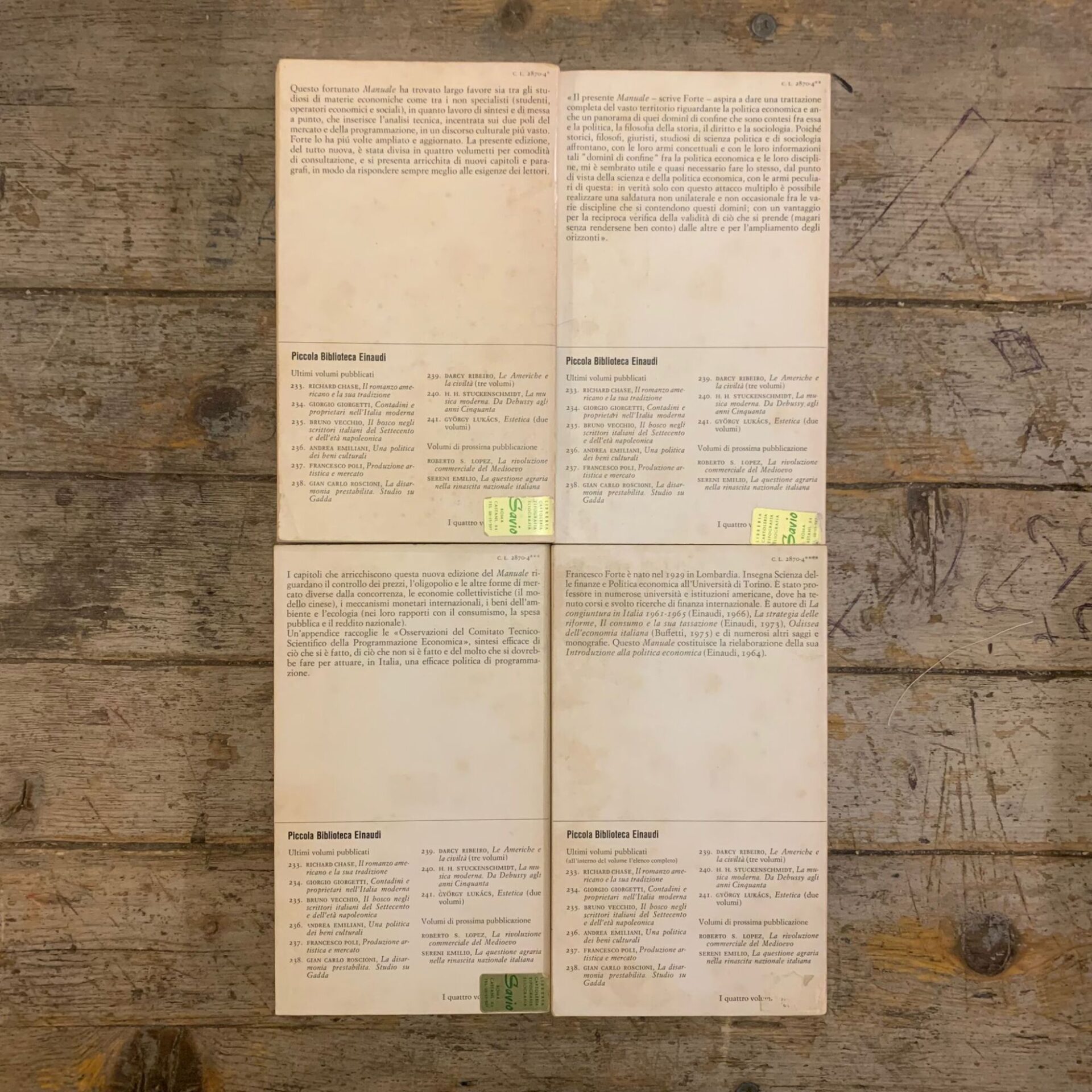 Manuale di politica economica (4 voll.) - immagine 2