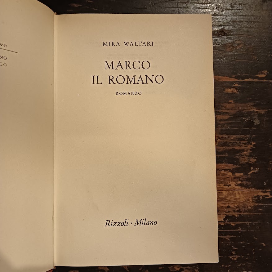 Marco il Romano , romanzo - immagine 2