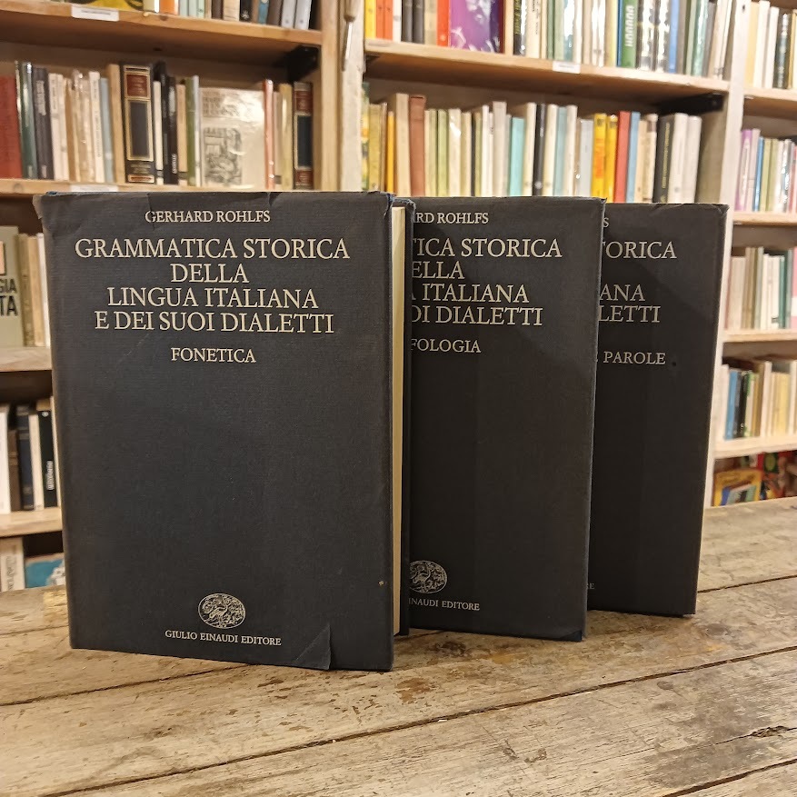 Grammatica storica della lingua italiana e dei suoi dialetti (3 voll.)