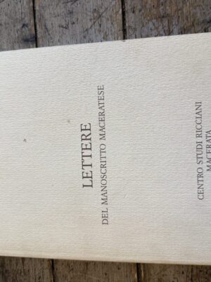Lettere del manoscritto maceratese