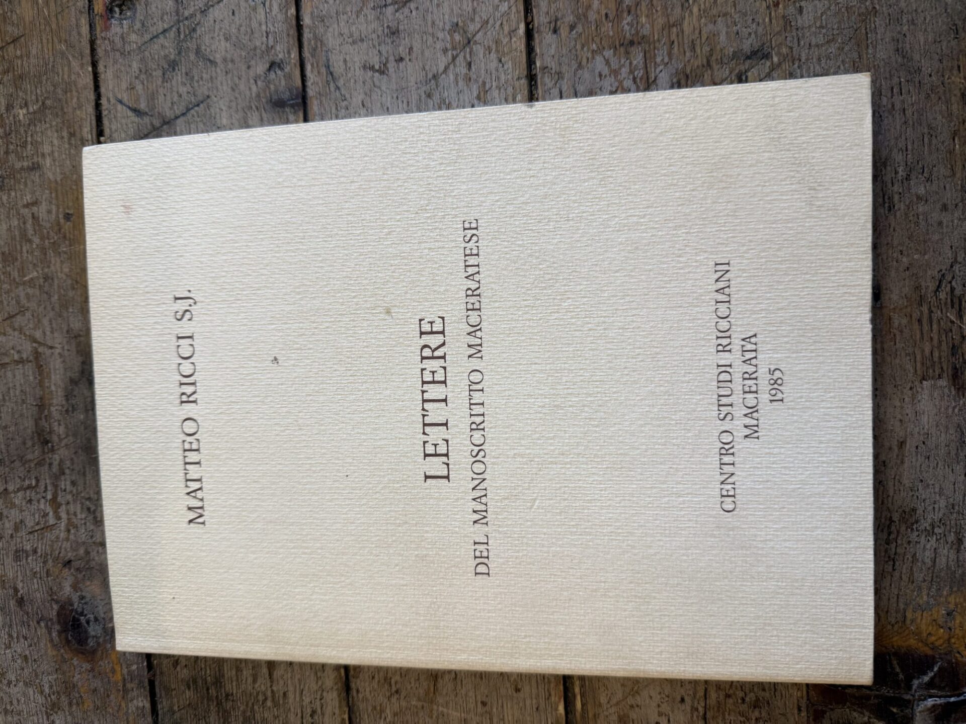 Lettere del manoscritto maceratese