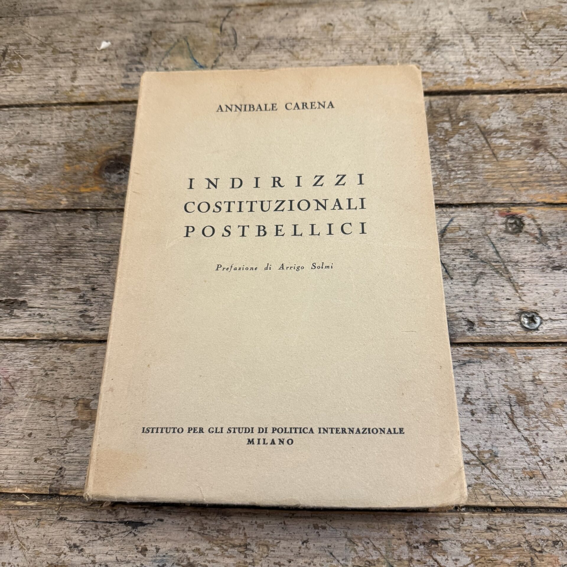 Indirizzi costituzionali postbellici