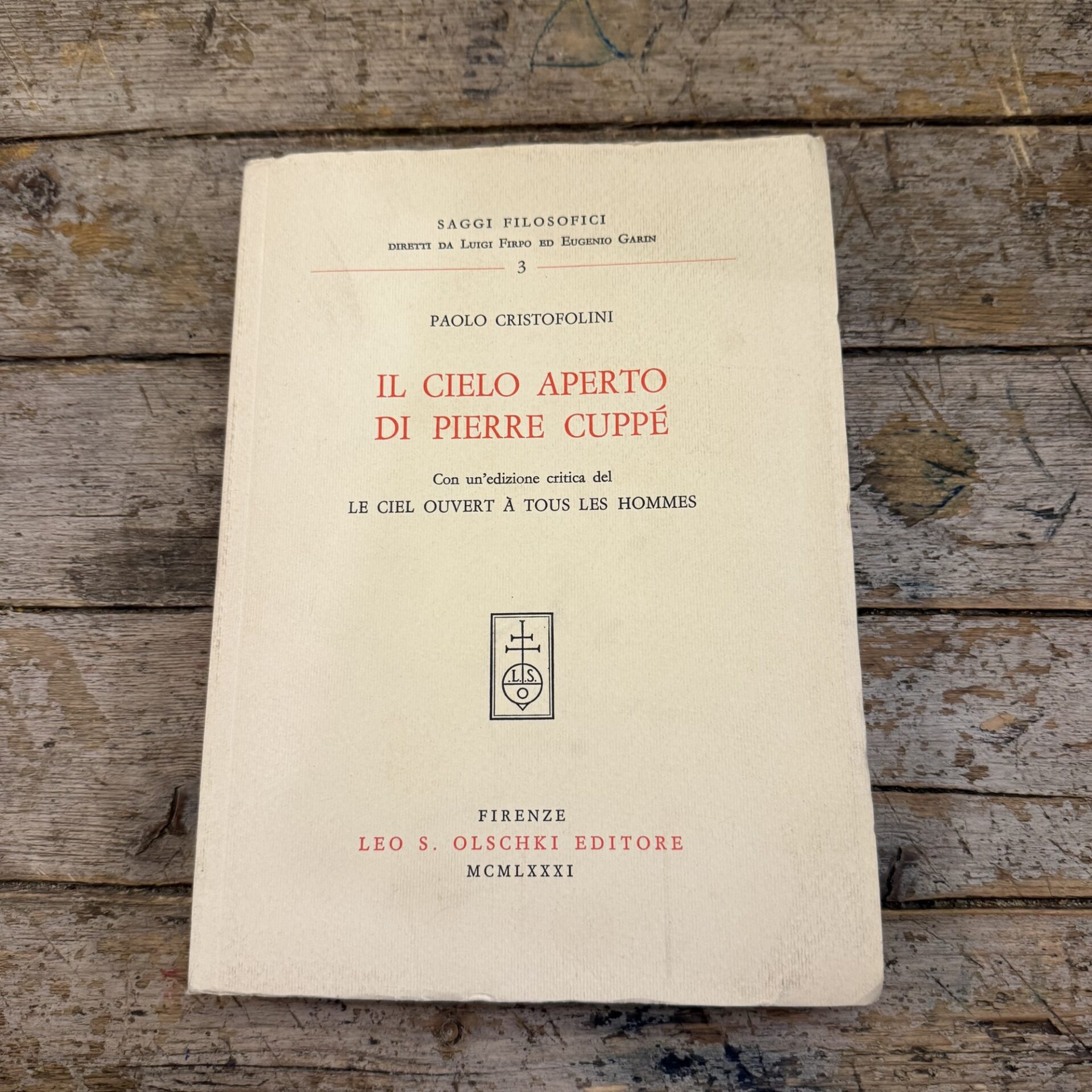 Il cielo aperto di Pierre Cuppé