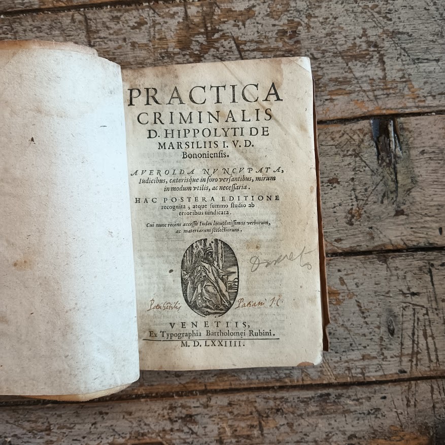 Practica criminalis D. Hippolyti de Marsiliis I.V.D. Bononiensis - immagine 3