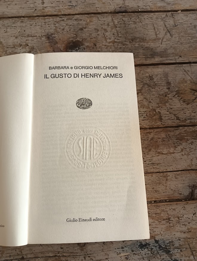Il gusto di Herny James - immagine 2
