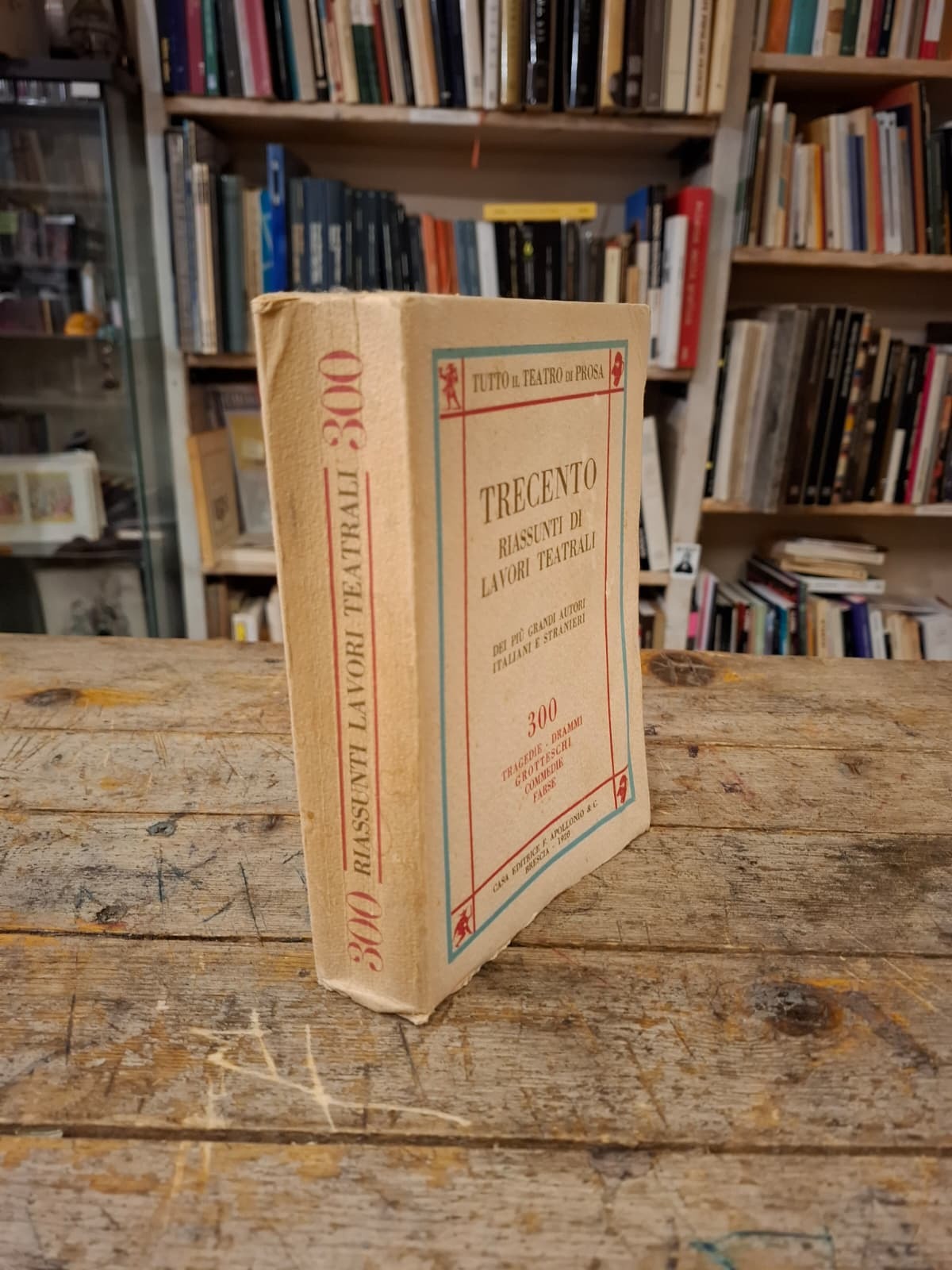 Aa.Vv., Trecento Riassunti di lavori teatrali dei più grandi autori italiani e stranieri, Apollonio Editori, 1928 - immagine 2