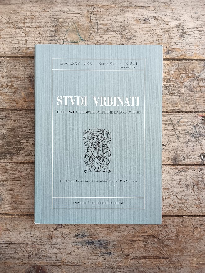 Studi Urbinati. Di scienze giuridiche, politiche ed economiche. 2008, n. 59,1