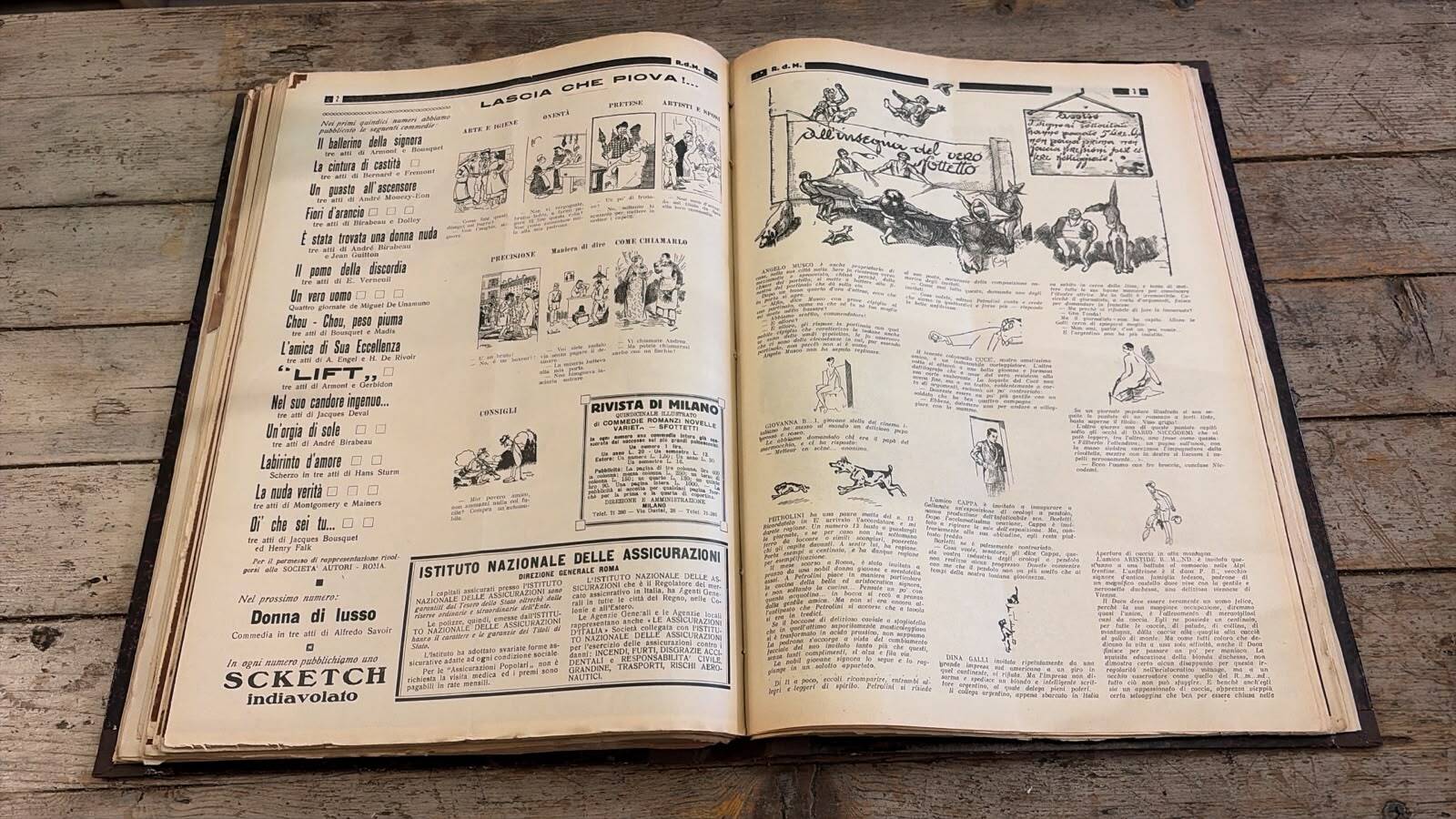 Molteplici numeri della Rivista di Milano. Quindicinale di commedie, romanzi, novelle, cinema e varietà - immagine 6